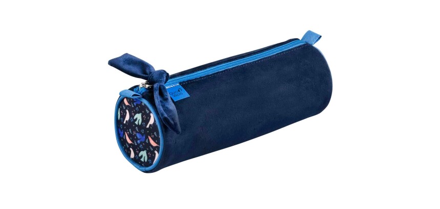 Quo Vadis - Trousse scolaire - Ronde - Sora - Birds - 23x8x8 cm Toile (polyester) - 1 compartiment(s)