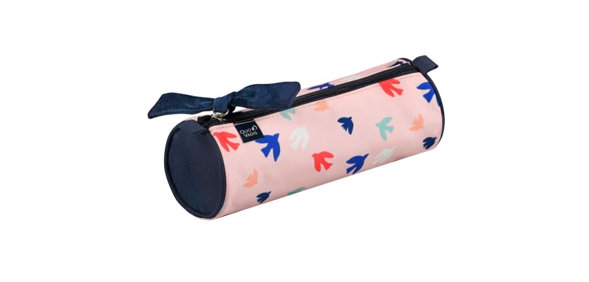 Quo Vadis - Trousse scolaire - Ronde - Sora - Envol - 23x8x8 cm Toile (polyester) - 1 compartiment(s)