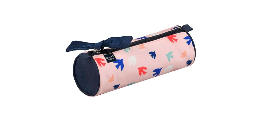 Quo Vadis - Trousse scolaire - Ronde - Sora - Envol - 23x8x8 cm Toile (polyester) - 1 compartiment(s)