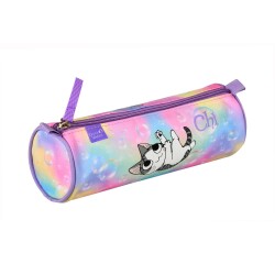 Quo Vadis - Trousse scolaire - Ronde - Chi - Bulle - 23x8x8 cm Toile (polyester) - 1 compartiment(s)