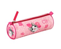 Quo Vadis - Trousse scolaire - Ronde - Chi - Tigre - 23x8x8 cm Toile (polyester) - 1 compartiment(s)