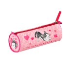 Quo Vadis - Trousse scolaire - Ronde - Chi - Tigre - 23x8x8 cm Toile (polyester) - 1 compartiment(s)