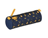 Quo Vadis - Trousse scolaire - Ronde - Louise & Arthur - Chevalier - 23x8x8 cm Toile (polyester) - 1 compartiment(s)