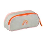 Quo Vadis - Trousse scolaire - Rectangle - Animascot - Lapin - Toile (polyester) - 2 compartiment(s)