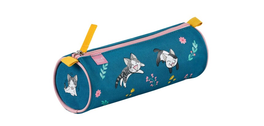 Quo Vadis - Trousse scolaire - Ronde - Chi - liberty - 23x8x8 cm Toile (polyester) - 1 compartiment(s)