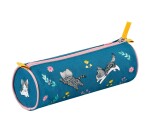 Quo Vadis - Trousse scolaire - Ronde - Chi - liberty - 23x8x8 cm Toile (polyester) - 1 compartiment(s)