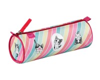 Quo Vadis - Trousse scolaire - Ronde - Chi - Arc en ciel - 23x8x8 cm Toile (polyester) - 1 compartiment(s)