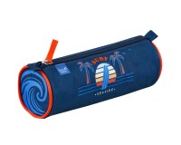 Quo Vadis - Trousse scolaire - Ronde - One Way - Surf - 23x8x8 cm Toile (polyester) - 1 compartiment(s)