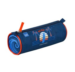 Quo Vadis - Trousse scolaire - Ronde - One Way - Surf - 23x8x8 cm Toile (polyester) - 1 compartiment(s)