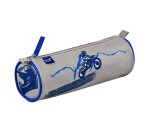 Quo Vadis - Trousse scolaire - Ronde - One Way - Moto - 23x8x8 cm Toile (polyester) - 1 compartiment(s)