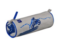 Quo Vadis - Trousse scolaire - Ronde - One Way - Moto - 23x8x8 cm Toile (polyester) - 1 compartiment(s)