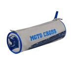 Quo Vadis - Trousse scolaire - Ronde - One Way - Moto - 23x8x8 cm Toile (polyester) - 1 compartiment(s)