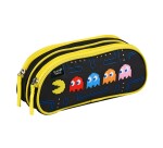 Quo Vadis - Trousse scolaire - Rectangle - Pac man - Ghost - Toile (polyester) - 2 compartiment(s)