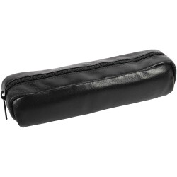 Quo Vadis - Trousse - Rectangle - Merinos  - 20x6x4,5 cm - Cuir pleine fleur de porc - 1 compartiment - par 12