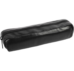Quo Vadis - Trousse - Rectangle - Merinos - Noir - 20x6x4,5 cm Cuir pleine fleur de porc - 1 compartiment(s) - par 12