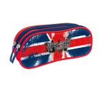 Quo Vadis - Trousse scolaire - Rectangle - Cities - London - Toile (polyester) - 2 compartiment(s)