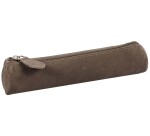 Quo Vadis - Trousse - Ronde - Velours - 17x3,5 cm - Cuir de vachette suédé - 1 compartiment(s) -  par 12