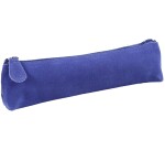 Quo Vadis - Trousse - Trapèze - Velours - 18x3,5x5 cm - Cuir de vachette suédé - 1 compartiment(s) -  par 12