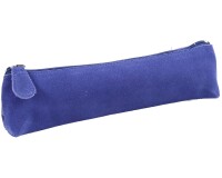 Quo Vadis - Trousse - Trapèze - Velours - 18x3,5x5 cm - Cuir de vachette suédé - 1 compartiment(s) -  par 12