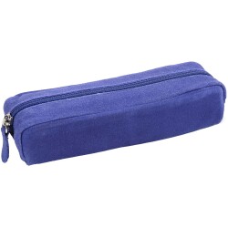 Quo Vadis - Trousse - Rectangle - Velours - 20x6x4,5 cm - Cuir de vachette suédé - 1 compartiment(s) -  par 12