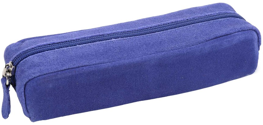 Quo Vadis - Trousse - Rectangle - Velours - 20x6x4,5 cm - Cuir de vachette suédé - 1 compartiment(s) -  par 12