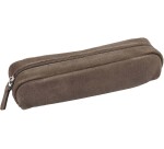 Quo Vadis - Trousse - Rectangle - Velours - 20x6x4,5 cm - Cuir de vachette suédé - 1 compartiment(s) -  par 12