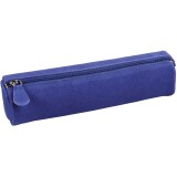 Quo Vadis - Trousse - Ronde - Velours - 22x6 cm - Cuir de vachette suédé - 1 compartiment(s) -  par 12