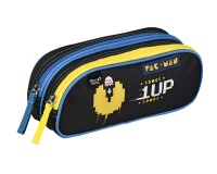 Quo Vadis - Trousse scolaire - Rectangle - Pac man - Toile (polyester) - 2 compartiment(s) -  par 8