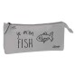 Quo Vadis - Trousse scolaire - Rectangle - Shaman - 23,5x11,5 cm - Toile (polyester) - 1 compartiment(s) -  par 8
