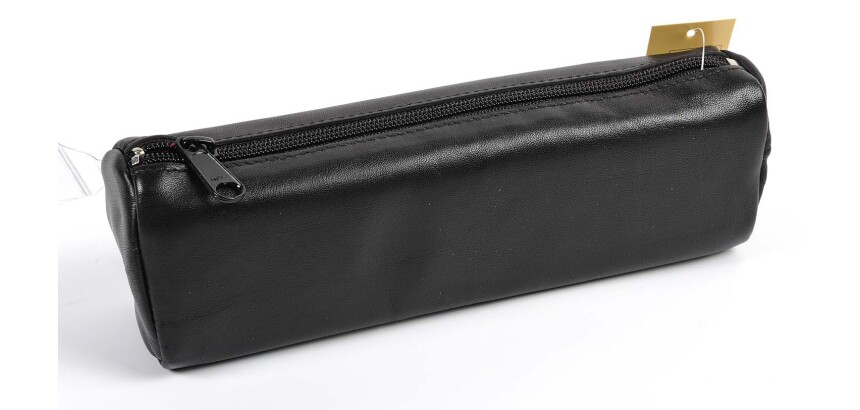 Quo Vadis - Trousse - Trapèze - Merinos - 22x06x8,5 cm Cuir pleine fleur de porc - 1 compartiment(s) - par 12