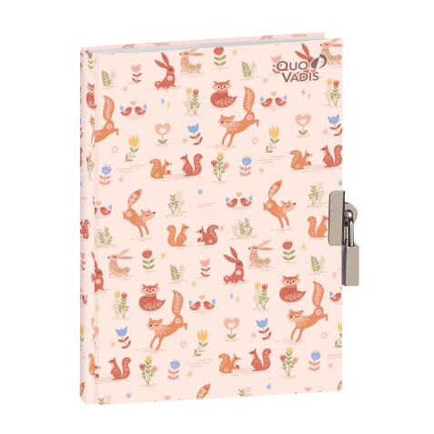Quo Vadis - Journal intime - Animascot - 12x17 cm - par 2