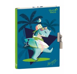 Quo Vadis - Journal intime - Marguy Enfants - Crocodile - 12x17 cm
