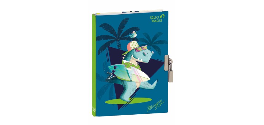 Quo Vadis - Journal intime - Marguy Enfants - Crocodile - 12x17 cm