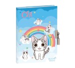Quo Vadis - Journal intime - Chi - arc en ciel multi chat - 12x17 cm