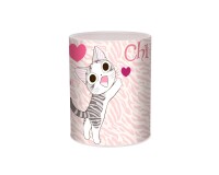 Quo Vadis - Pot à crayons - Chi - 8x8x10,5 cm - Métal- par 8