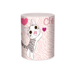 Quo Vadis - Pot à crayons - Chi - 8x8x10,5 cm - Métal- par 8