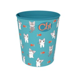 Quo Vadis - Corbeille à papier - Chi - 22,5x25,5 cm - Métal- par 4