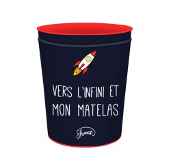 Quo Vadis - Corbeille à papier - Shaman - 22,5x25,5 cm - Métal- par 4