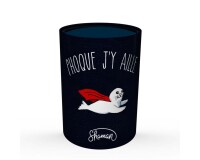 Quo Vadis - Pot à crayons - Shaman - 8x8x10,5 cm - Métal- par 8