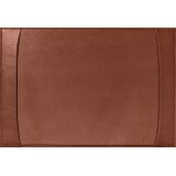 Quo Vadis - Sous-main à bandes latérales - Satiny -  56x38 cm - Cuir pleine fleur de vachette