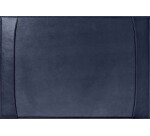 Quo Vadis - Sous-main à bandes latérales - Satiny -  56 x 38 cm - Cuir pleine fleur de vachette