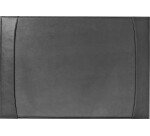 Quo Vadis - Sous-main à bandes latérales - Satiny -  56 x 38 cm - Cuir pleine fleur de vachette