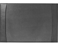 Quo Vadis - Sous-main à bandes latérales - Satiny -  56 x 38 cm - Cuir pleine fleur de vachette