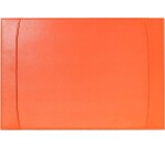 Quo Vadis - Sous-main à bandes latérales - Satiny -  56 x 38 cm - Cuir pleine fleur de vachette