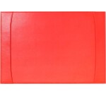 Quo Vadis - Sous-main à bandes latérales - Satiny -  56 x 38 cm - Cuir pleine fleur de vachette