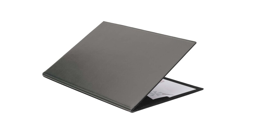 Quo Vadis - Sous-main à rabat - Satiny - 56x38 cm - Cuir pleine fleur de vachette