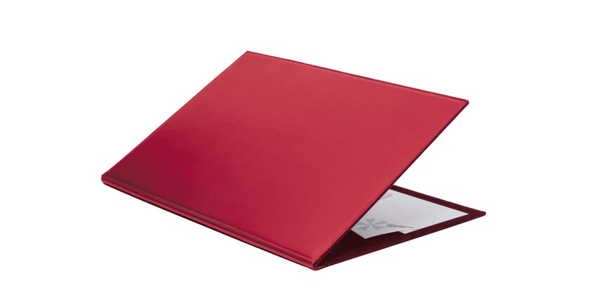 Quo Vadis - Sous-main à rabat - Satiny - 56 x 38 cm - Cuir pleine fleur de vachette