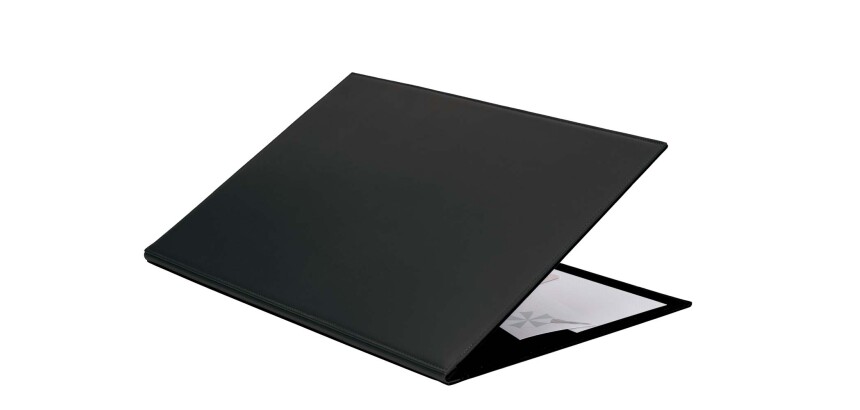 Quo Vadis - Sous-main à rabat - Satiny - 56 x 38 cm - Cuir pleine fleur de vachette