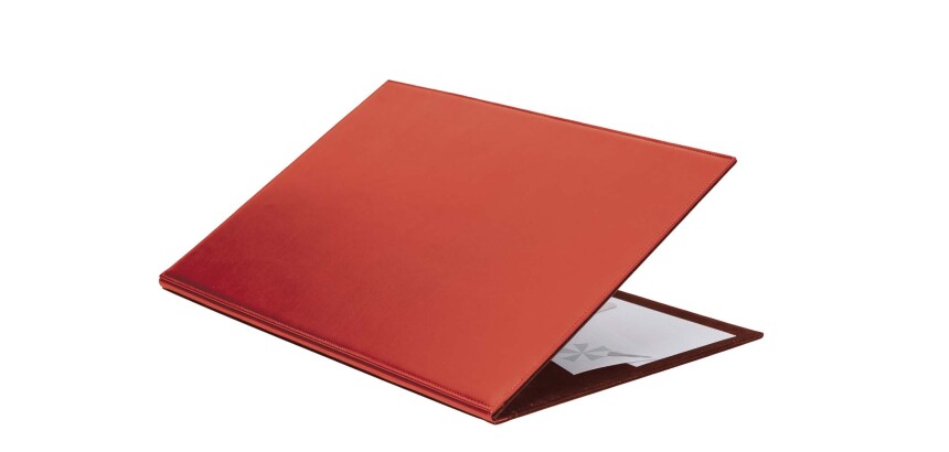 Quo Vadis - Sous-main à rabat - Satiny - 56 x 38 cm - Cuir pleine fleur de vachette
