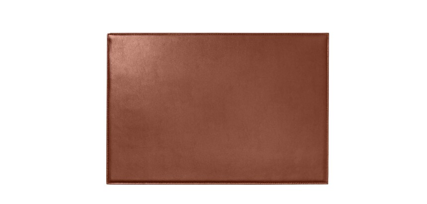 Quo Vadis - Sous-main simple - Satiny - 56 x 38 cm - Cuir pleine fleur de vachette